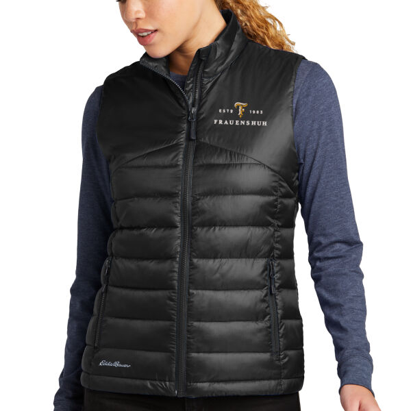 **CLOSEOUT ITEM** Ladies Quilted Vest - Embroidered Logo Thumbnail