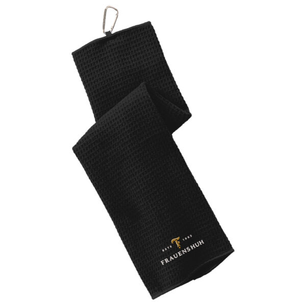 Port Authority® - Waffle Microfiber Golf Towel - Embroidered Logo Thumbnail