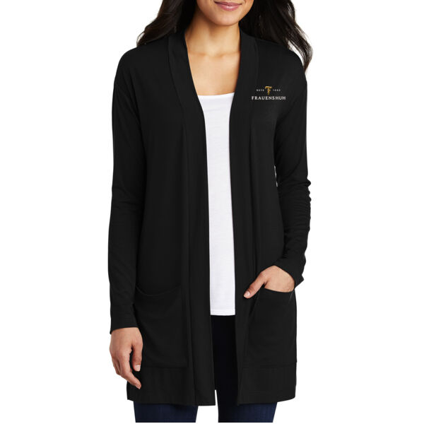 Port Authority ® Ladies Concept Long Pocket Cardigan - Embroidered Logo Thumbnail