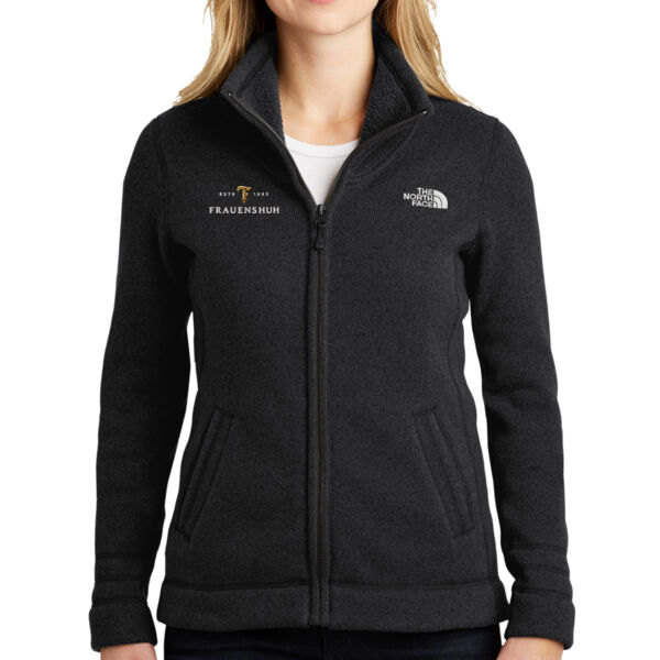 The North Face Ladies Sweater Fleece Jacket - Embroidered Logo Thumbnail