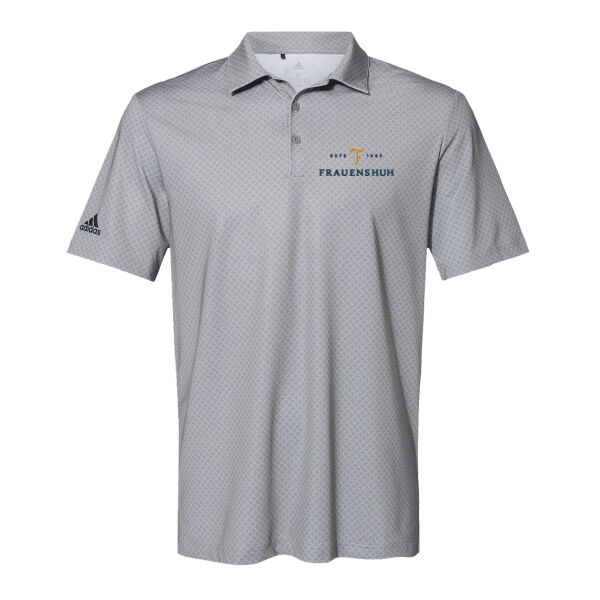 Adidas - Diamond Dot Print Polo - Embroidered Logo Thumbnail