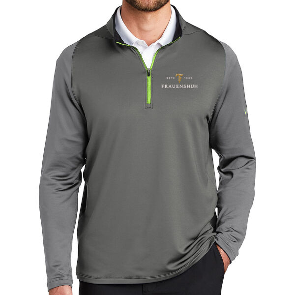 Nike Dri-FIT Stretch 1/2-Zip Cover-Up - Embroidered Logo Thumbnail