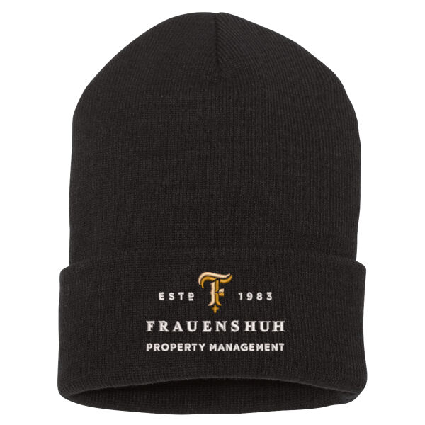 YP Classics - Cuffed Beanie - Embroidered Logo Thumbnail
