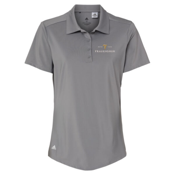 Adidas - Women's Ultimate Solid Polo - Embroidered Logo Thumbnail