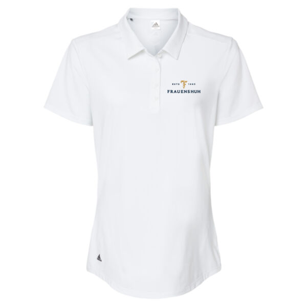 Adidas - Women's Ultimate Solid Polo - Embroidered Logo Thumbnail