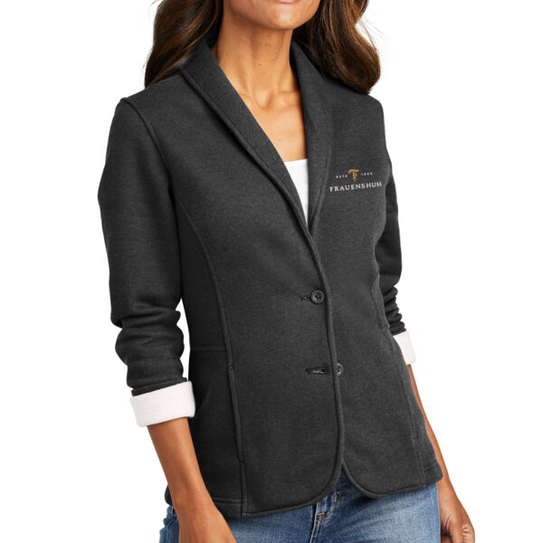 Port Authority Ladies Fleece Blazer - Embroidered Logo Thumbnail