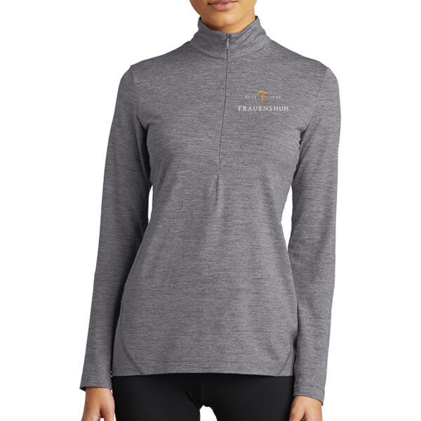 Sport-Tek Ladies Exchange 1.5 Long Sleeve 1/2-Zip - Embroidered Logo Thumbnail