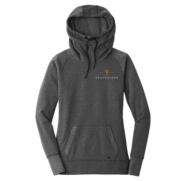 New Era - Ladies Tri-Blend Fleece Pullover Hoodie - Heat Transfer Logo Thumbnail