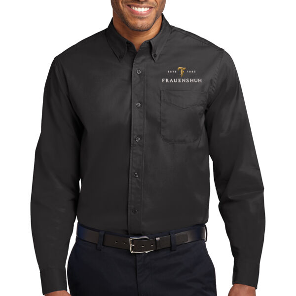 Port Authority® Tall Long Sleeve Easy Care Shirt - Embroidered Logo Thumbnail