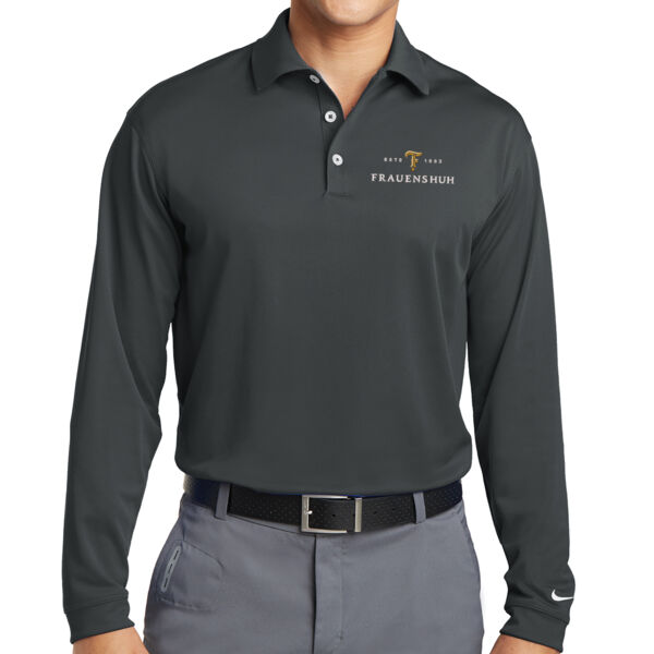 Nike Tall Long Sleeve Dri-FIT Stretch Tech Polo - Embroidered Logo Thumbnail