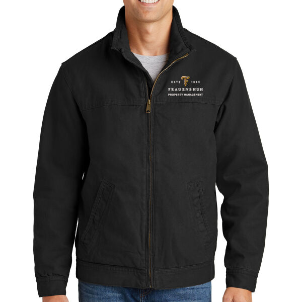 CornerStone® Washed Duck Cloth Flannel-Lined Work Jacket - Embroidered Logo Thumbnail